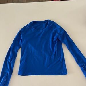 lululemon athletica Blue Long Sleeve Top